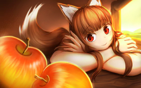 Holo (Spice & Wolf) Anime Spice and Wolf HD Desktop Wallpaper | Background Image