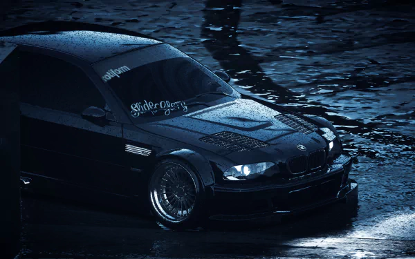 black car Need For Speed BMW M3 E46 BMW video game Need For Speed (2015) HD Desktop Wallpaper | Background Image