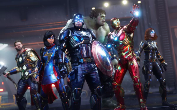 video game Marvel's Avengers HD Desktop Wallpaper | Background Image