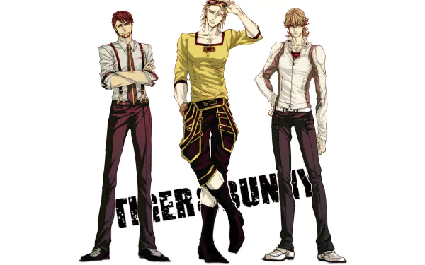 Barnaby Brooks Jr. Kotetsu T. Kaburagi Anime Tiger & Bunny HD Desktop Wallpaper | Background Image