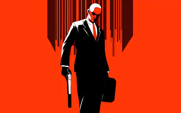 minimalist video game Hitman Minimalist Gaming HD Desktop Wallpaper | Background Image