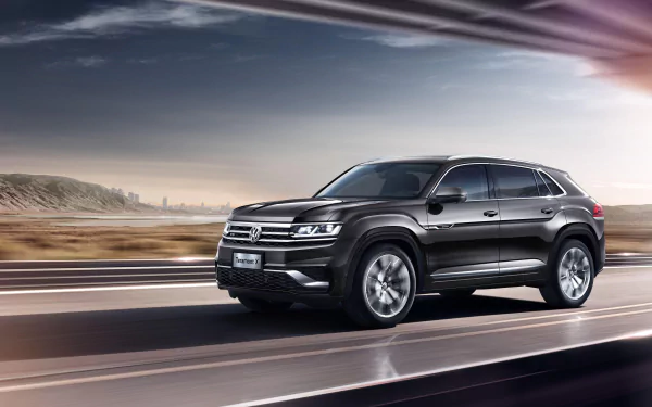 SUV black car Volkswagen car vehicle Volkswagen Teramont HD Desktop Wallpaper | Background Image