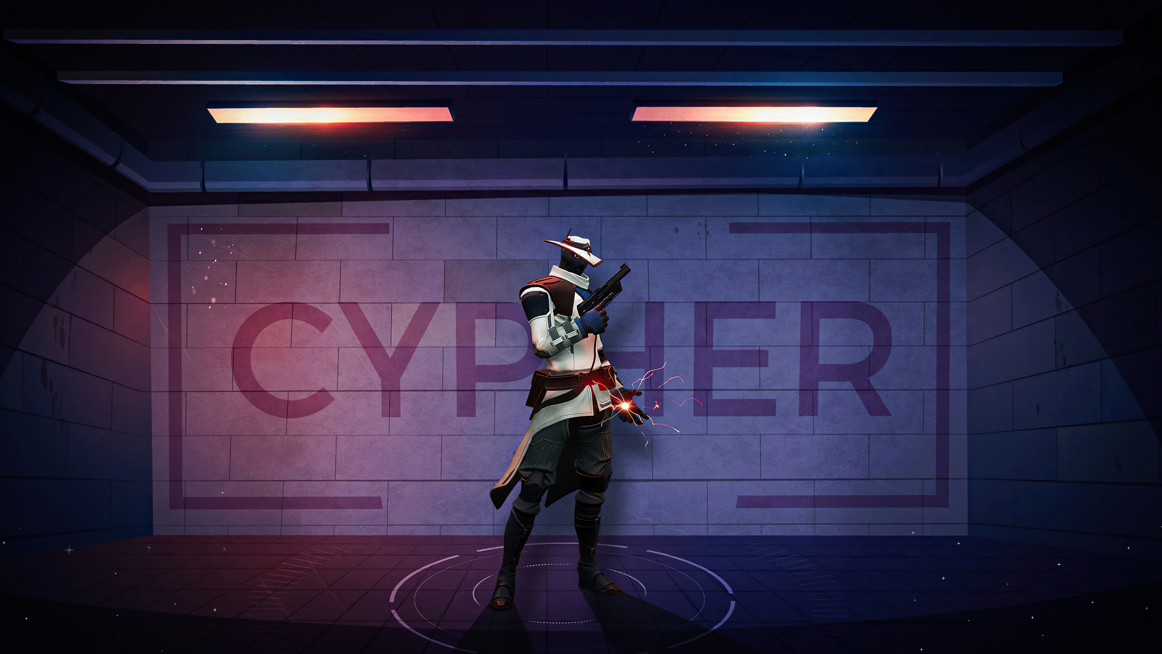 4K/60FPS Cypher Animated Wallpaper - Valorant Fanart on Make a GIF