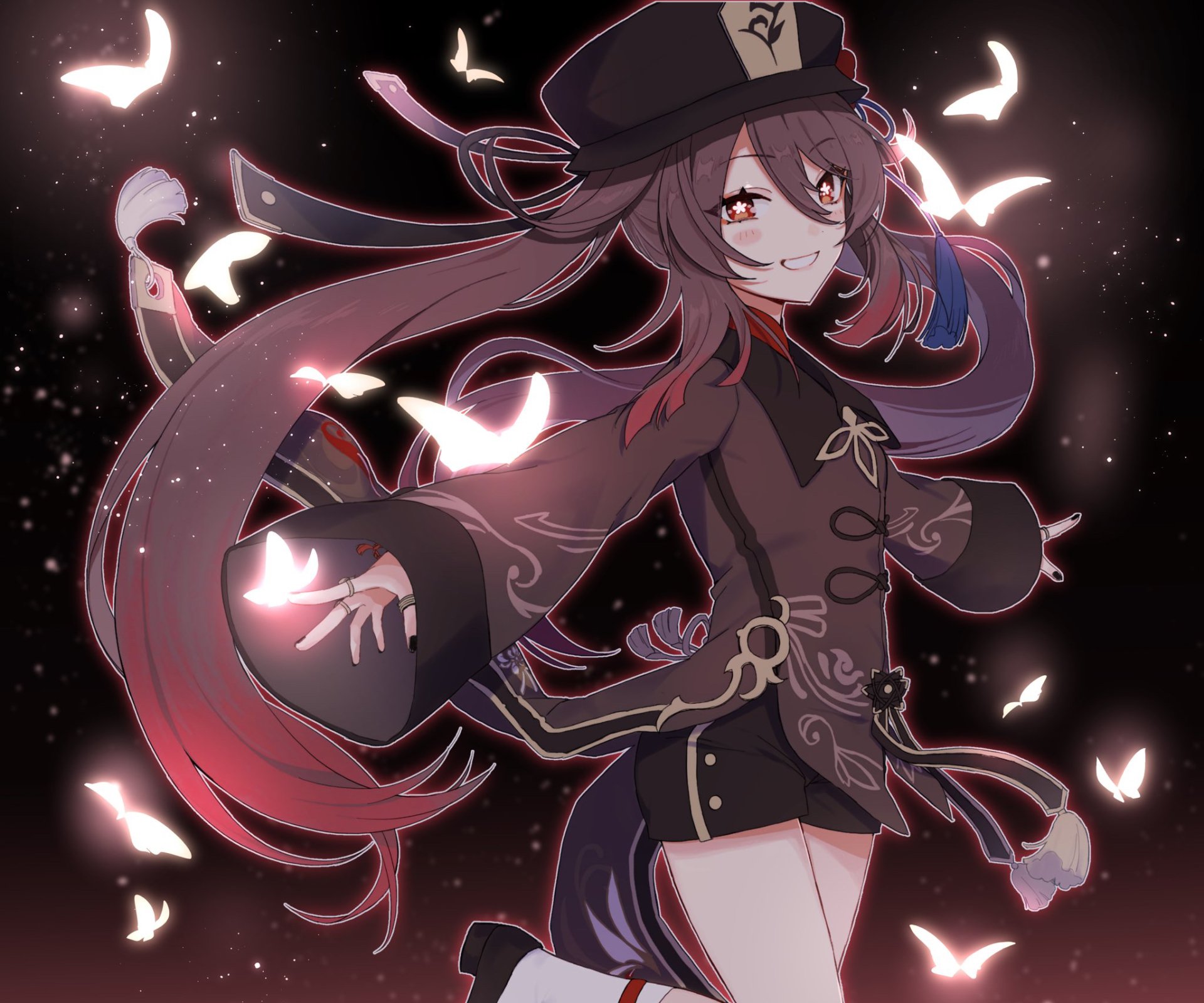 Download Hu Tao Video Game Genshin Impact HD Wallpaper by すし