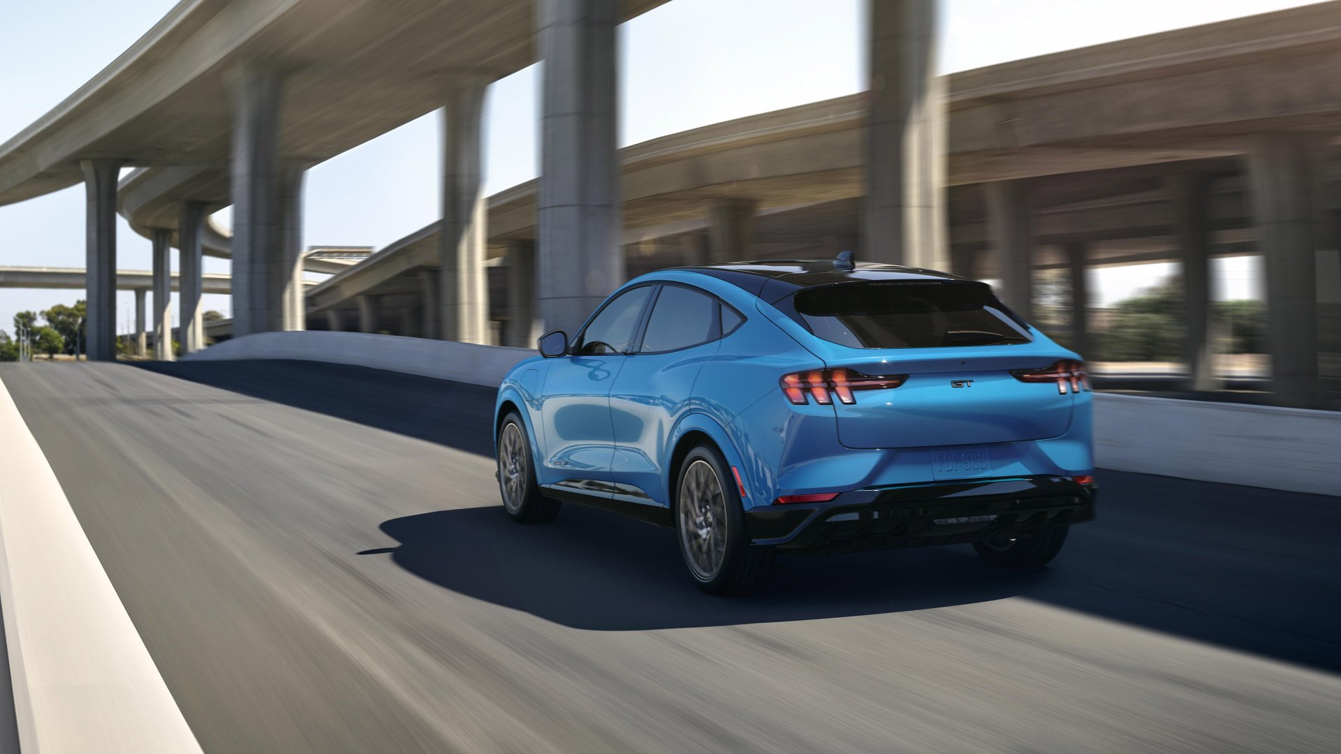 Download Electric Car SUV Car Ford Ford Mustang Vehicle Ford Mustang Mach-E 4k Ultra HD Wallpaper