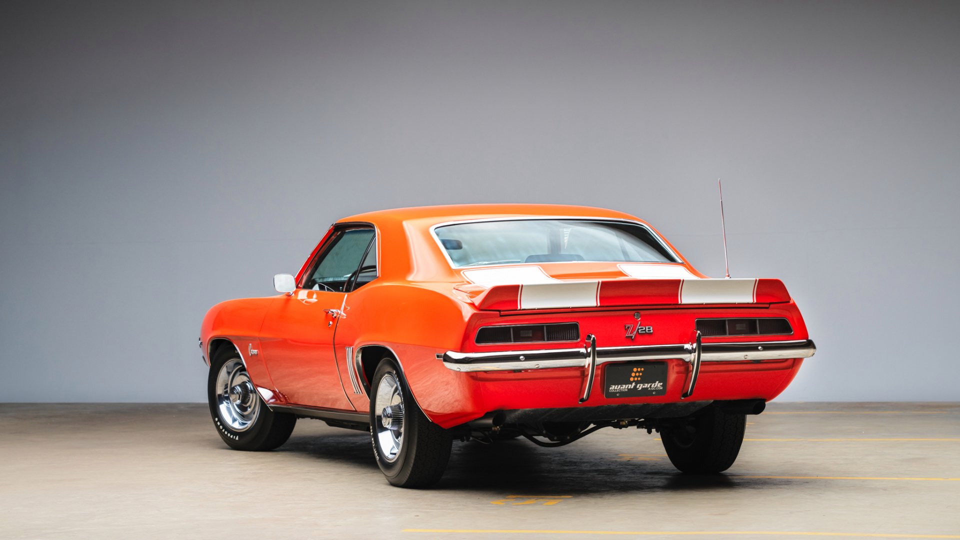 Download Car Orange Car Old Car Hardtop Muscle Car Vehicle Chevrolet ...