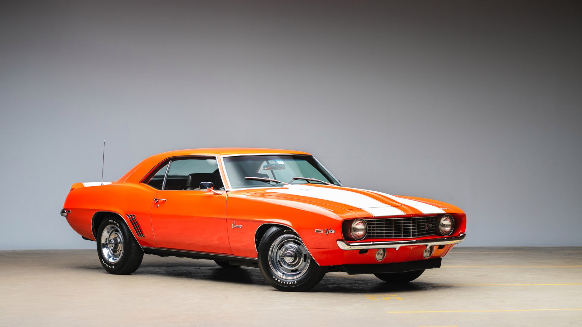 Download Car Orange Car Old Car Hardtop Muscle Car Vehicle Chevrolet ...