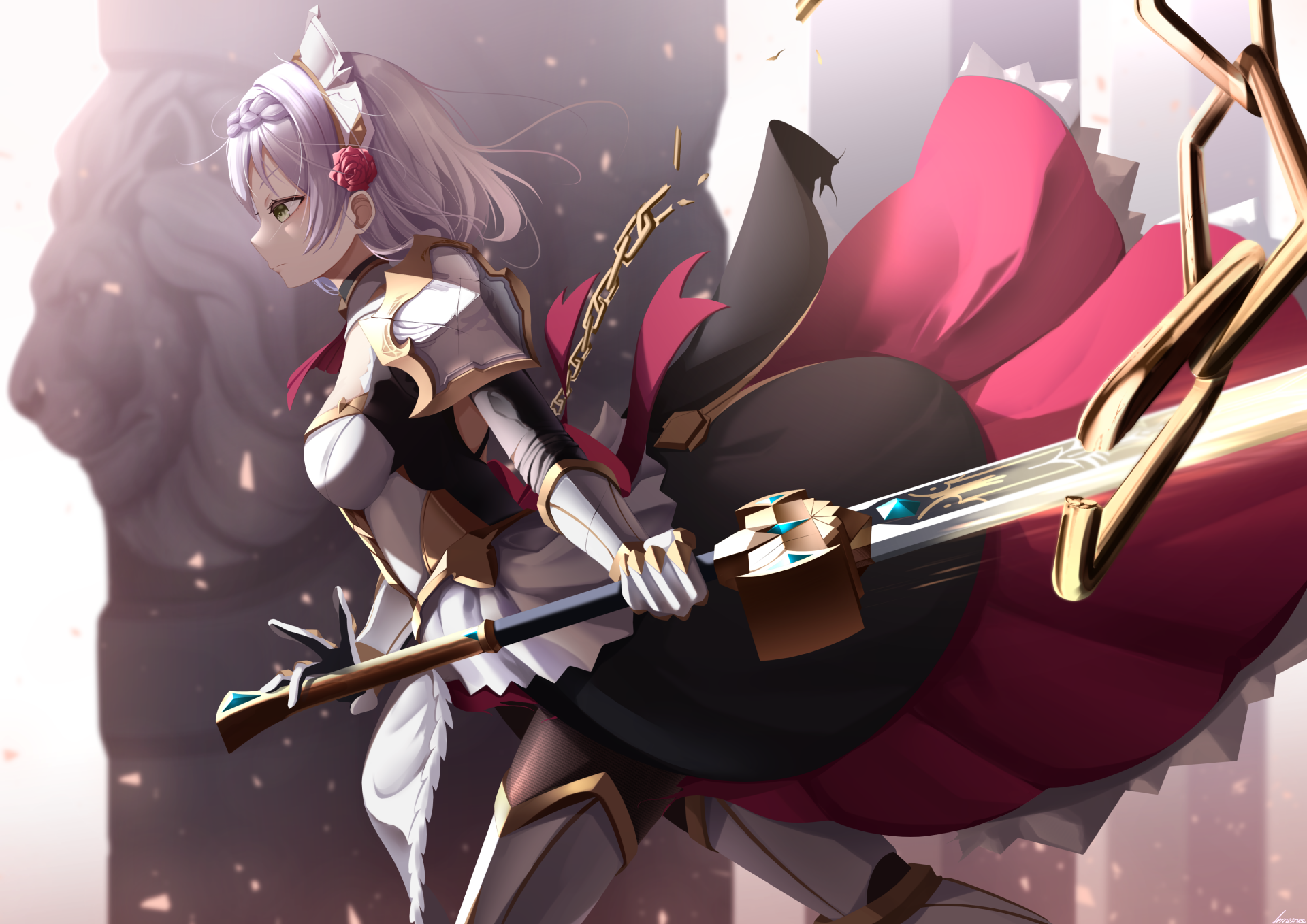 Download Noelle (Genshin Impact) Video Game Genshin Impact 4k Ultra HD Wallpaper by Starfall