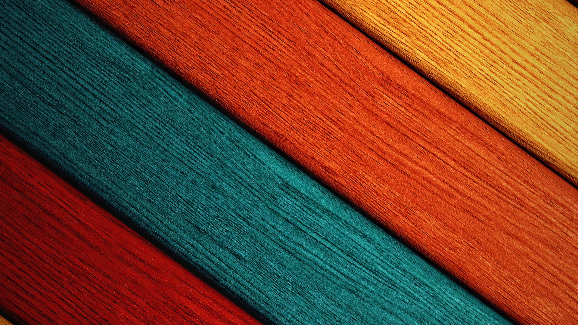 Download Orange (Color) Blue Yellow Red Colorful Artistic Wood 4k Ultra