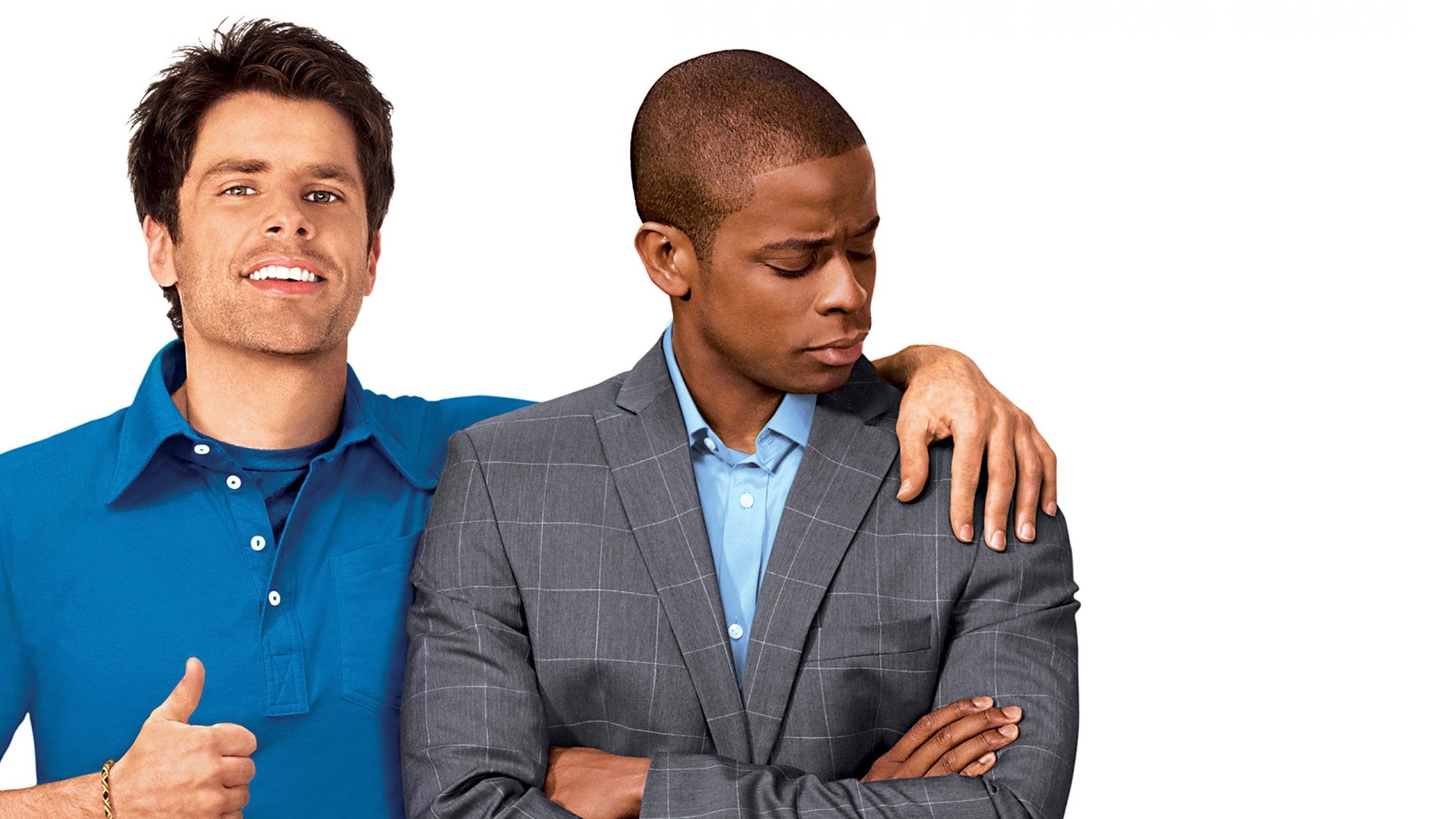 Download Gus (Psych) Dulé Hill Shawn Spencer James Roday Rodriguez TV Show Psych HD Wallpaper