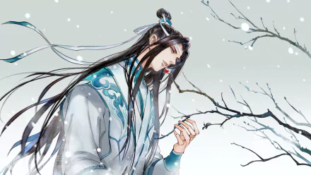 Lan Wangji Anime Mo Dao Zu Shi HD Desktop Wallpaper | Background Image