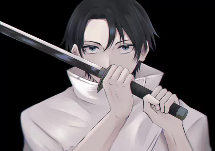 blue eyes black hair Yuta Okkotsu Anime Jujutsu Kaisen HD Desktop Wallpaper | Background Image