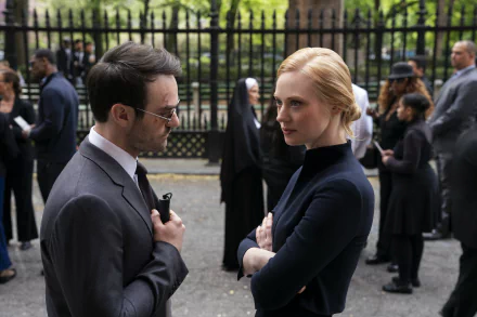 Deborah Ann Woll Karen Page Charlie Cox Matt Murdock TV Show Daredevil HD Desktop Wallpaper | Background Image