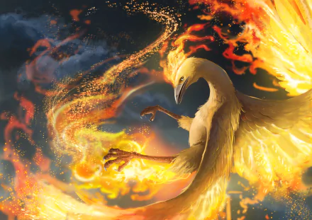 fire Moltres (Pokémon) Anime Pokemon burning HD Desktop Wallpaper | Background Image