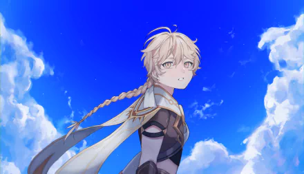 Aether (Genshin Impact) video game Genshin Impact HD Desktop Wallpaper | Background Image