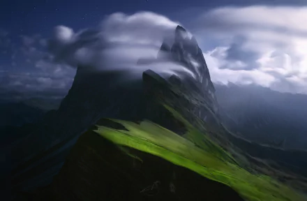peak nature cloud mountain HD Desktop Wallpaper | Background Image