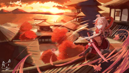  Kaedehara Kazuha by 青葉团子