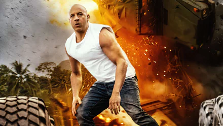 Dominic Toretto Vin Diesel movie Fast & Furious 9 HD Desktop Wallpaper | Background Image