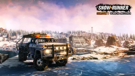 video game SnowRunner HD Desktop Wallpaper | Background Image