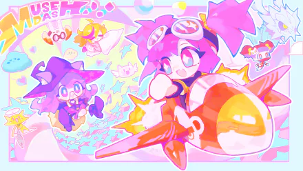 Marija (Muse Dash) Buro (Muse Dash) Rin (Muse Dash) video game Muse Dash HD Desktop Wallpaper | Background Image