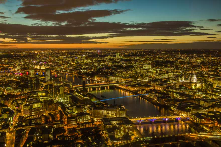  London Lights at Sunset