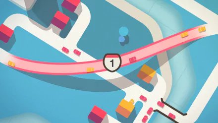 video game Mini Motorways HD Desktop Wallpaper | Background Image