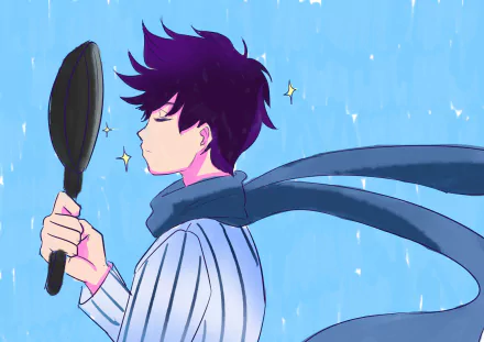 scarf pajamas pan Hero (Omori) video game OMORI HD Desktop Wallpaper | Background Image