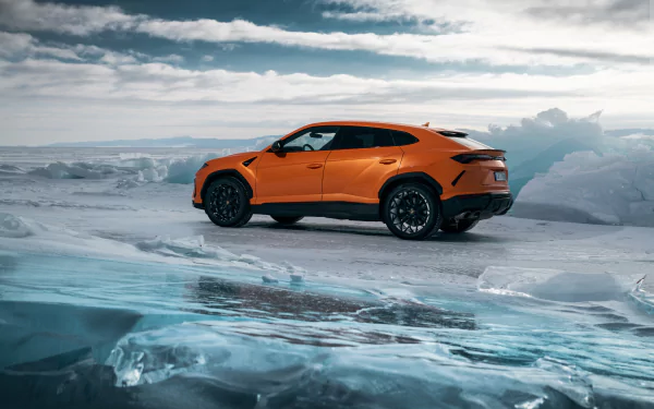 orange car SUV car Lamborghini vehicle Lamborghini Urus HD Desktop Wallpaper | Background Image