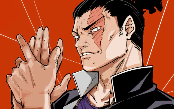 black hair Aoi Todo Anime Jujutsu Kaisen HD Desktop Wallpaper | Background Image