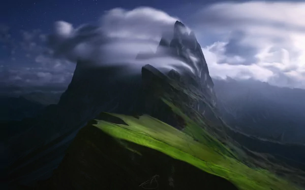 peak nature cloud mountain HD Desktop Wallpaper | Background Image