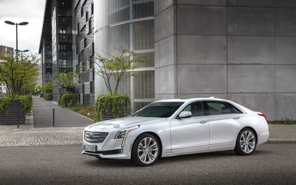silver car car Cadillac vehicle Cadillac CT6 HD Desktop Wallpaper | Background Image