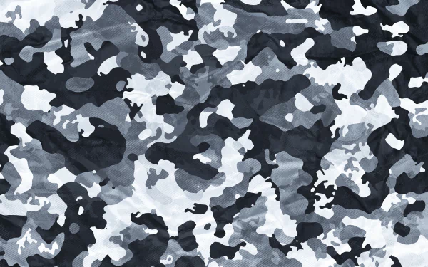 HD wallpaper with grayscale camouflage pattern for desktop background.