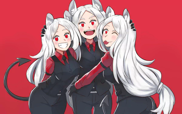 Cerberus (Helltaker) video game Helltaker HD Desktop Wallpaper | Background Image