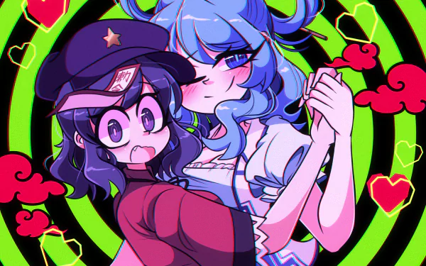 Yoshika Miyako Seiga Kaku Anime Touhou HD Desktop Wallpaper | Background Image