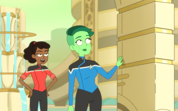 D'Vana Tendi Beckett Mariner Star Trek TV Show Star Trek: Lower Decks HD Desktop Wallpaper | Background Image