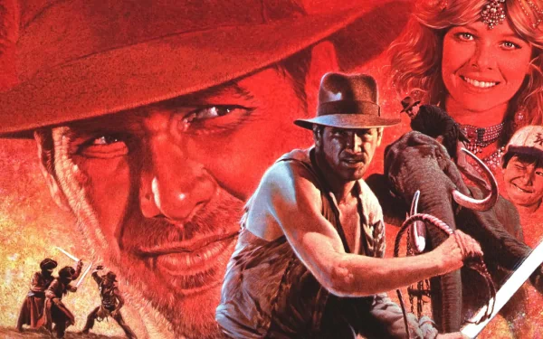 Harrison Ford Indiana Jones movie Indiana Jones and the Temple of Doom HD Desktop Wallpaper | Background Image
