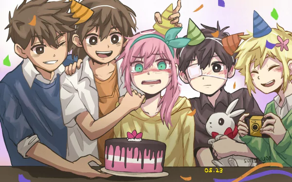 video game OMORI HD Desktop Wallpaper | Background Image
