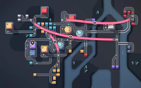 video game Mini Motorways HD Desktop Wallpaper | Background Image