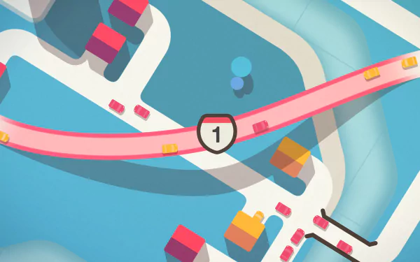 video game Mini Motorways HD Desktop Wallpaper | Background Image