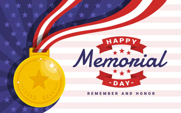 medal american flag Happy Memorial Day holiday memorial day HD Desktop Wallpaper | Background Image