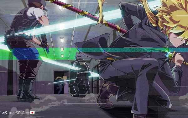 Fifteen (Katana Zero) video game Katana Zero HD Desktop Wallpaper | Background Image