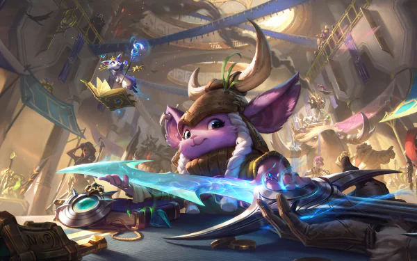 Ziggs (League Of Legends) Katarina (League Of Legends) VI (League Of Legends) Aatrox (League of Legends) Yuumi (League of legends) Samira (League of Legends) video game League Of Legends HD Desktop Wallpaper | Background Image