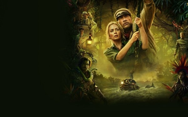Movie Jungle Cruise Dwayne Johnson Emily Blunt Jack Whitehall HD Wallpaper | Background Image