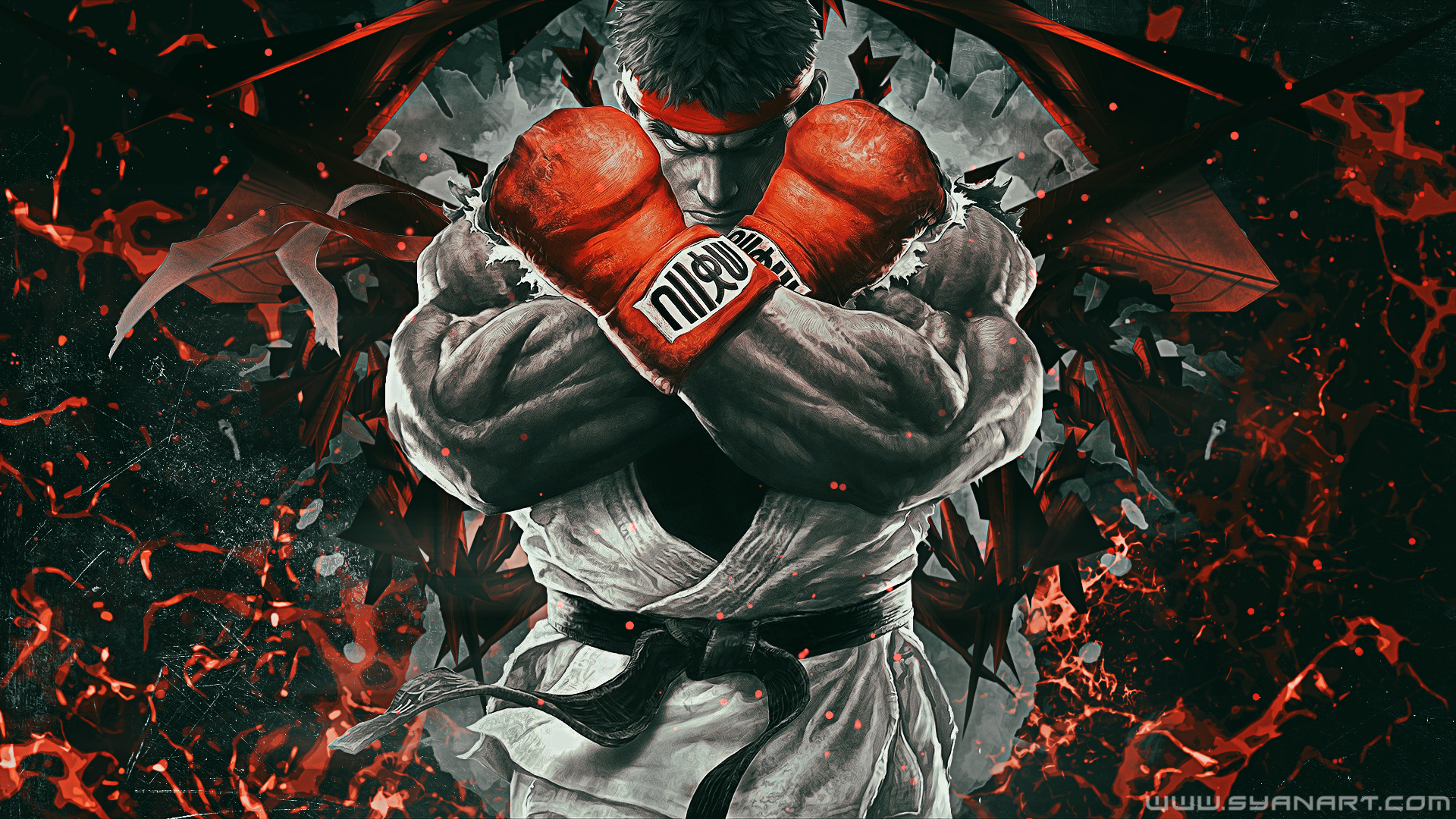 Adesivo Parede Ryu Street Fighter