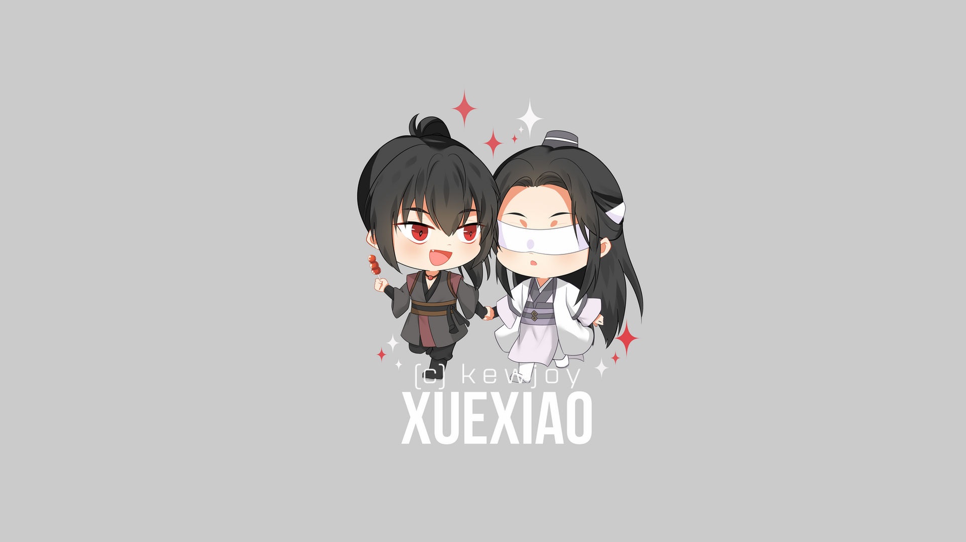 Mo Dao Zu Shi Chao Chang Di Official Goods Chibi Figurine Wei Wuxian and  Lan Wangji Set, mo dao zu shi anime chibi