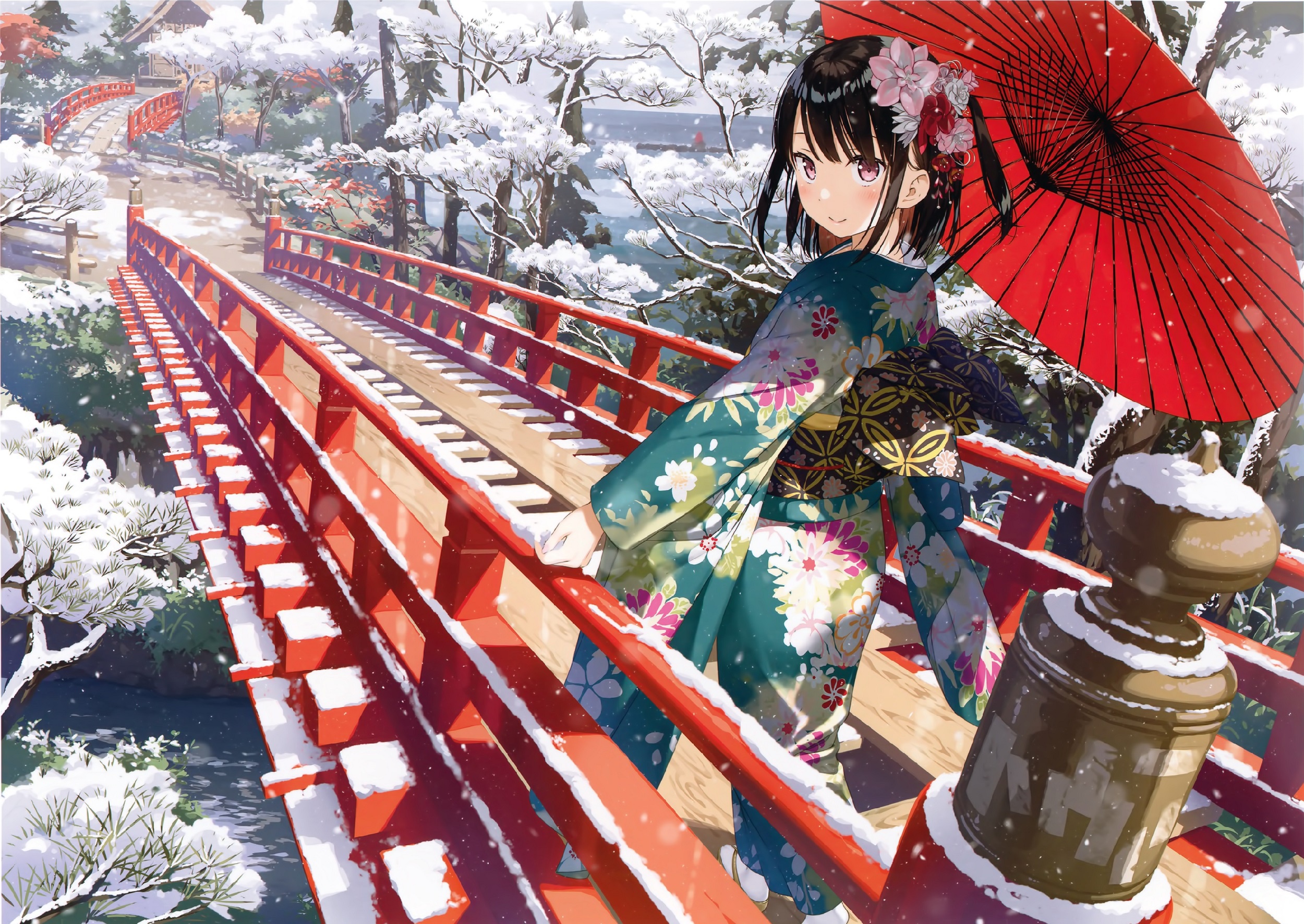 Anime Girl HD Wallpaper by カントク