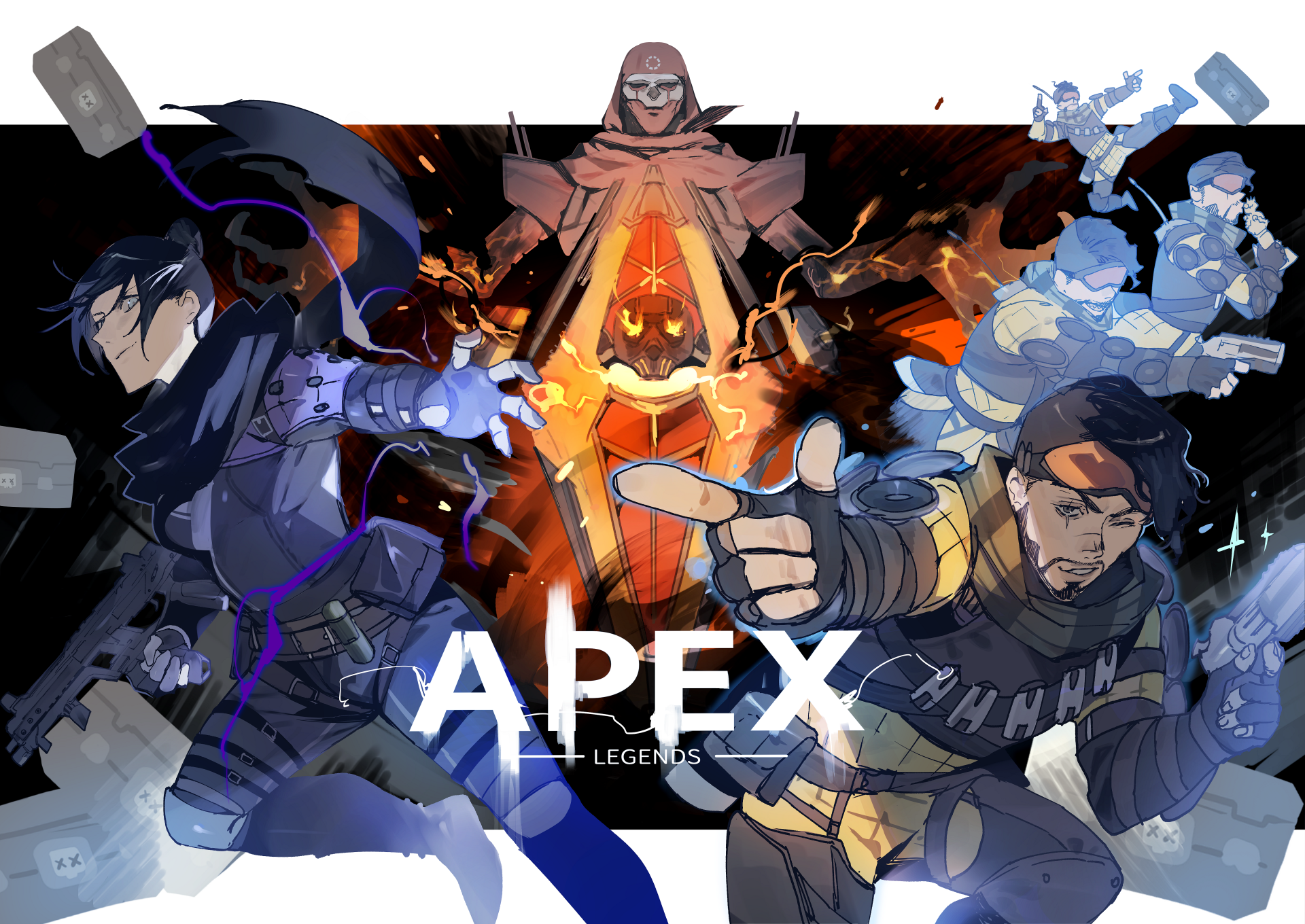 Download Wraith (Apex Legends) Mirage (Apex Legends) Revenant (Apex Legends) Video Game Apex Legends 4k Ultra HD Wallpaper