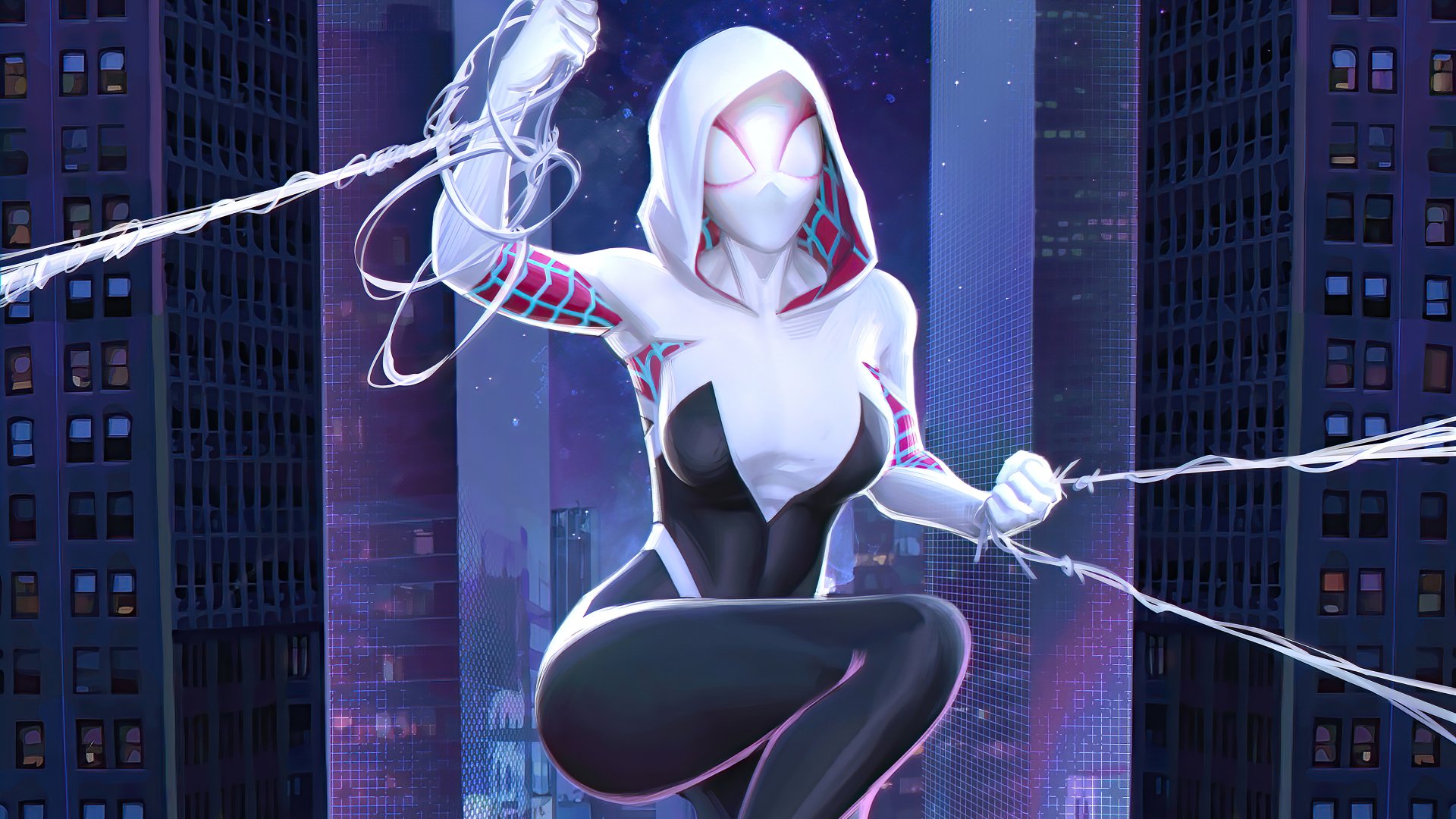 Spider-Gwen 4k Ultra HD Wallpaper by Naufal Amanda.