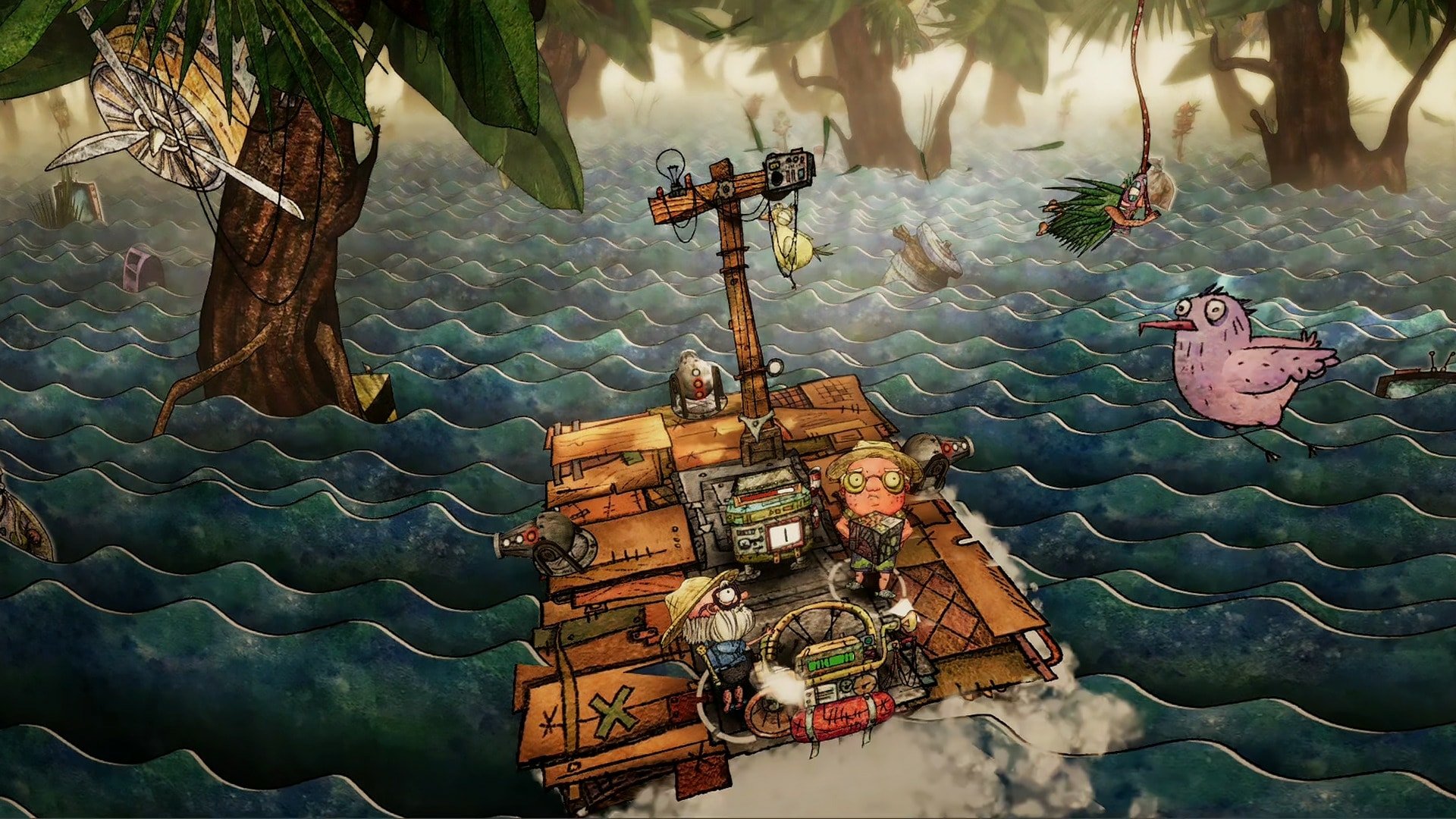 Download Video Game Trash Sailors HD Wallpaper