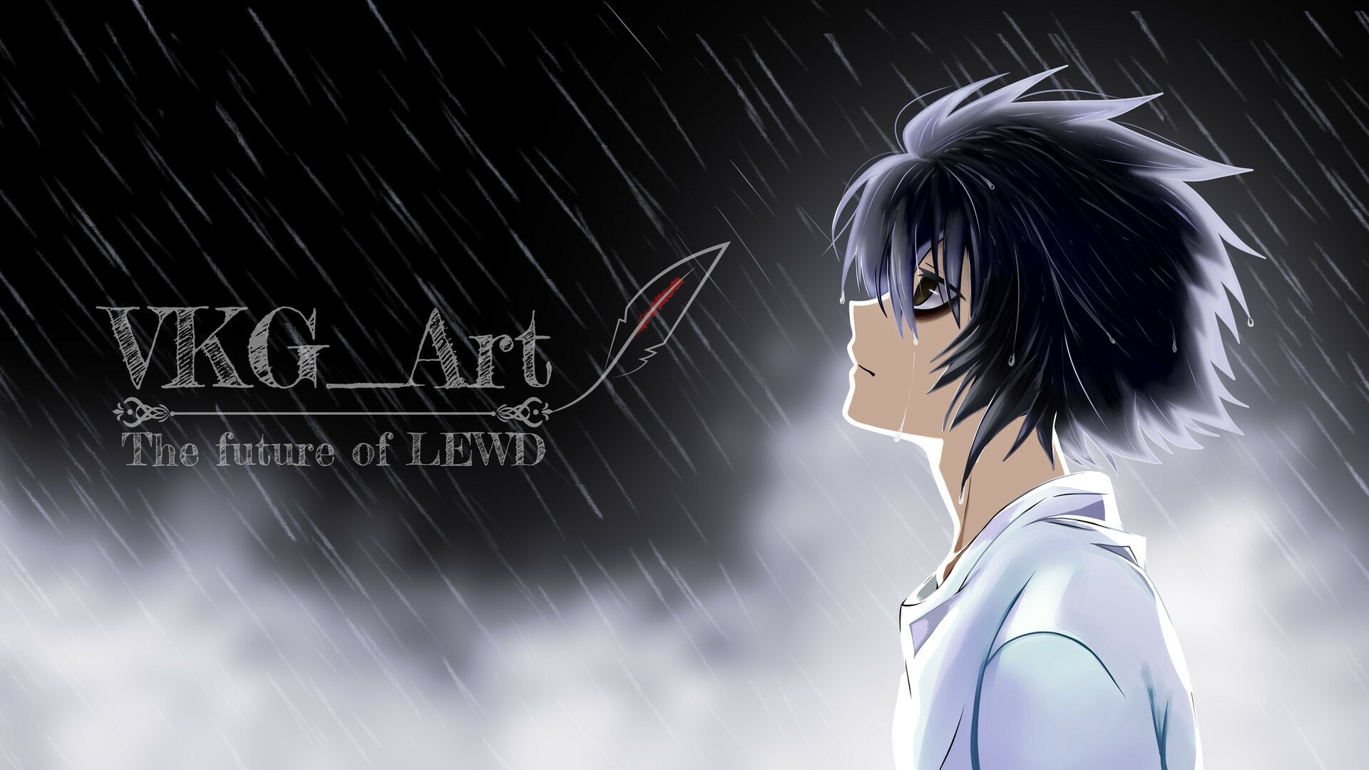 Download L (Death Note) Anime Death Note HD Wallpaper | 1920x1080 ...
